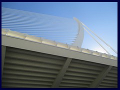 City of Arts and Sciences 062 - El Pont de l'Assut de l'Or, a very cool 125m high suspension bridge that is the tallest structure in the area.